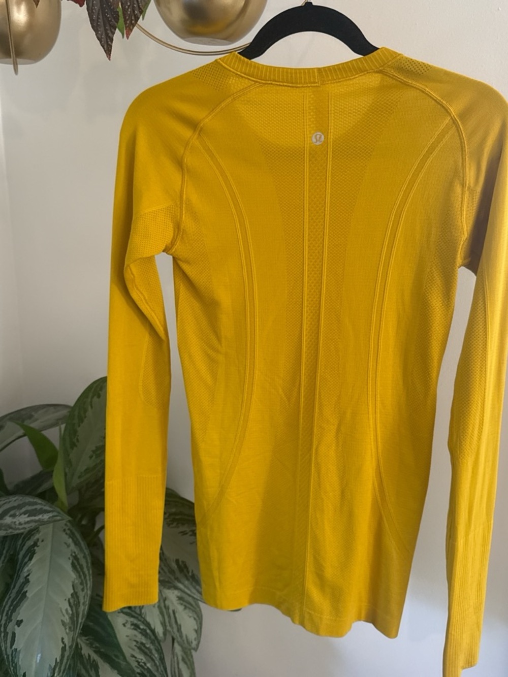 lululemon athletica Long-Sleeve Swiftly Tech Top in Mustard - Picture 2 of 5